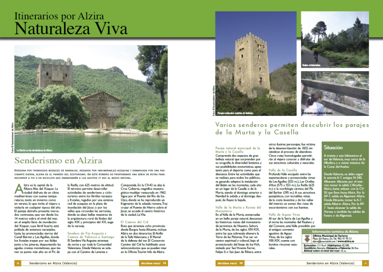 itinerarios por Alzira