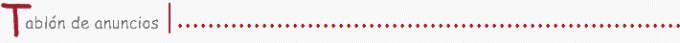 Tablón de anuncios
