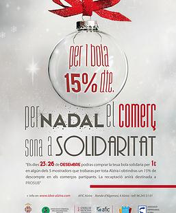 PER NADAL EL COMERÇ SONA SOLIDARITAT comerç solidaritat