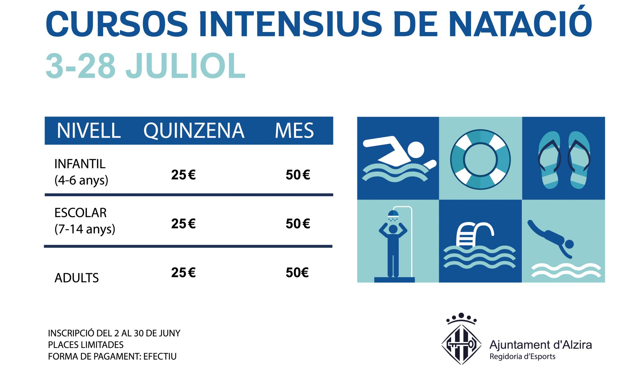 cursos natacio juliol
