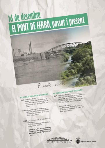 100 ANYS PONT FERRO cartell