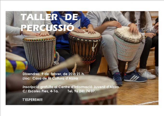 Taller Percussio 9 de febrer