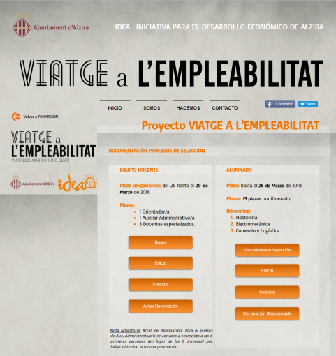 acta profesors viatge