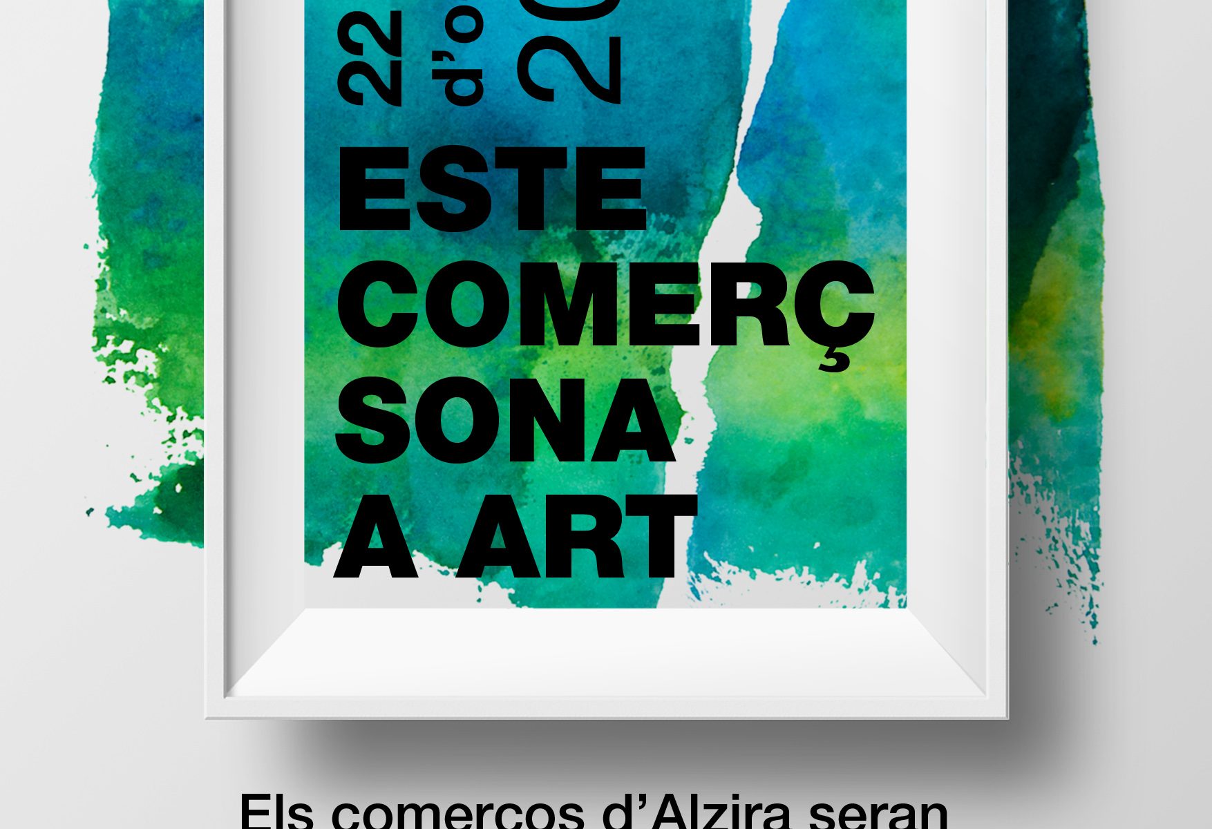 Poster 2018 Este Comerç Sona a Art