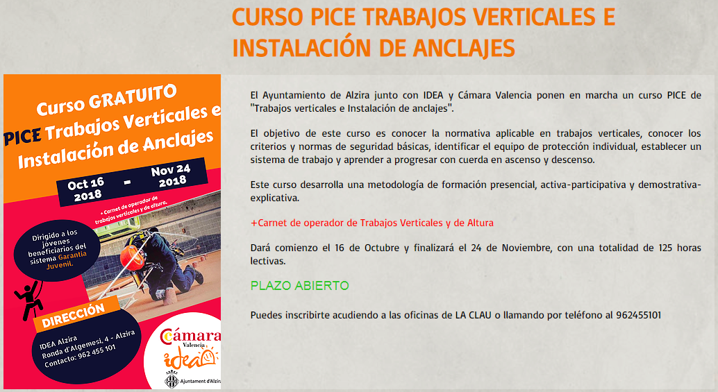 curso pice