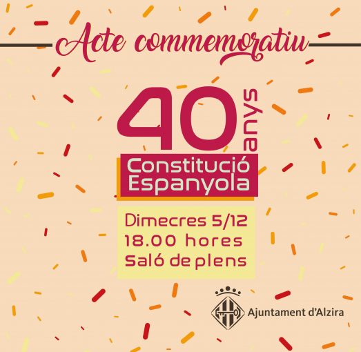40 anys Contitució Espanyola