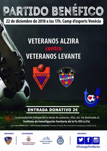 cartel partido benefico veteranos alzira