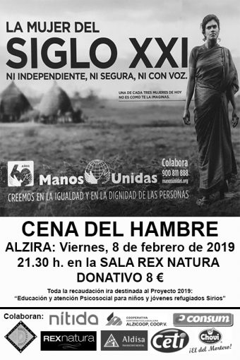 CARTEL CAMPAÑA Y CENA ByN