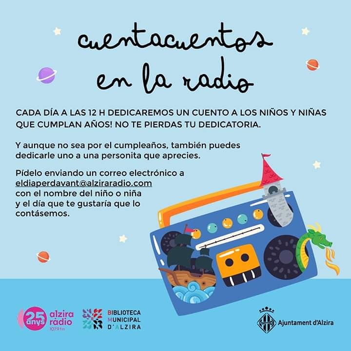 Contacontes en la ràdio cas