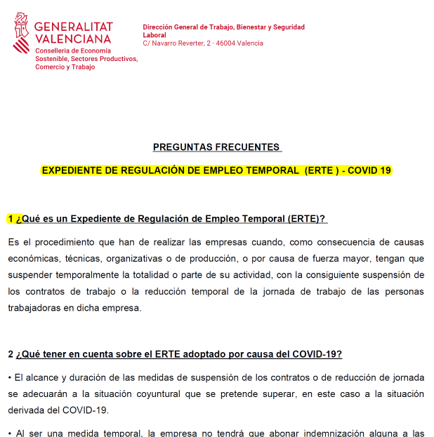 FAQ ERTE