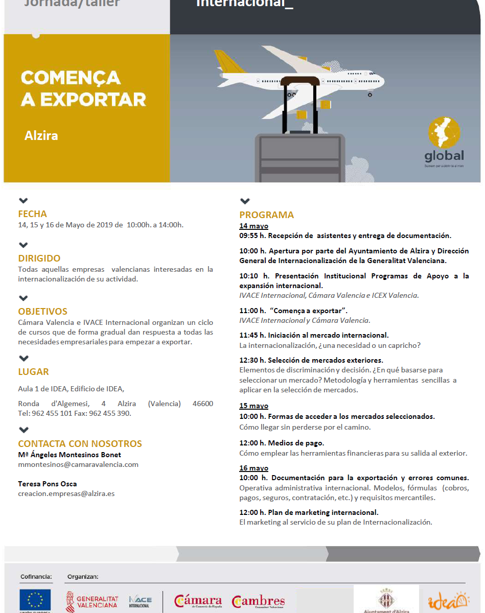 comença a exportar