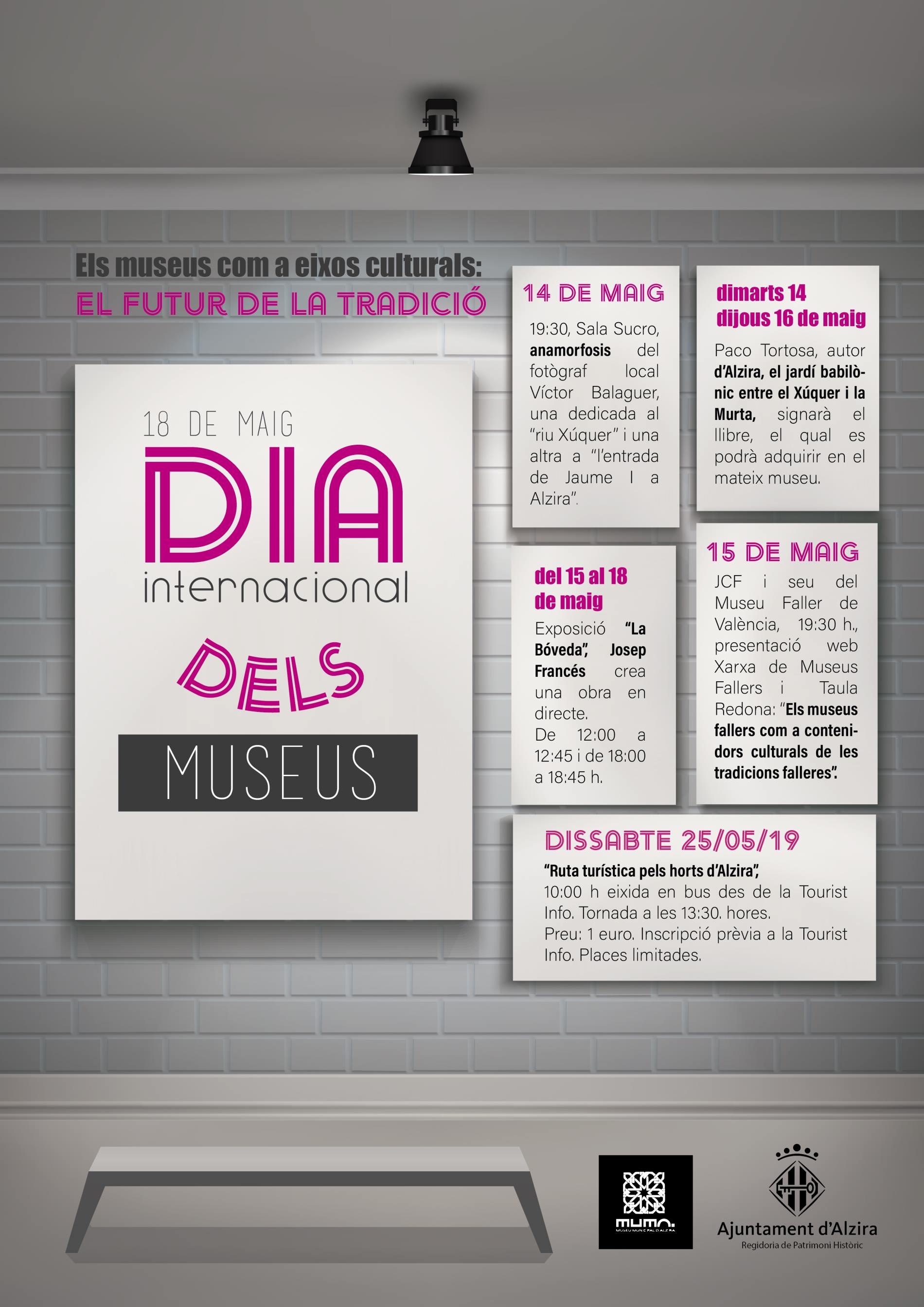 Alzira celebra el Día Internacional de los Museos dia dels museus Mesa de trabajo 1 copia Mesa de trabajo 1 copia
