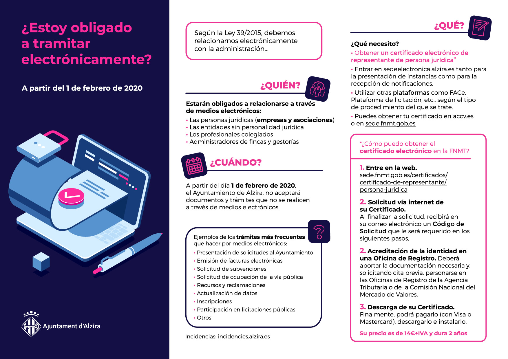 triptico tramit electronic CAST