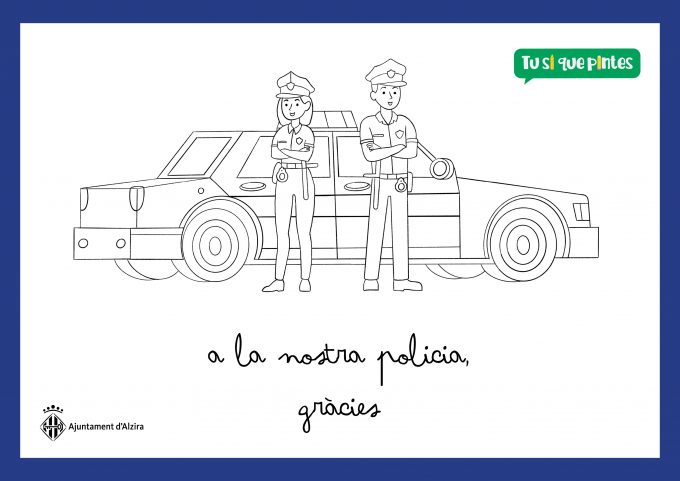 pintar policia
