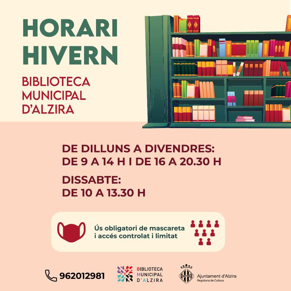 horari hivern biblio RRSS val