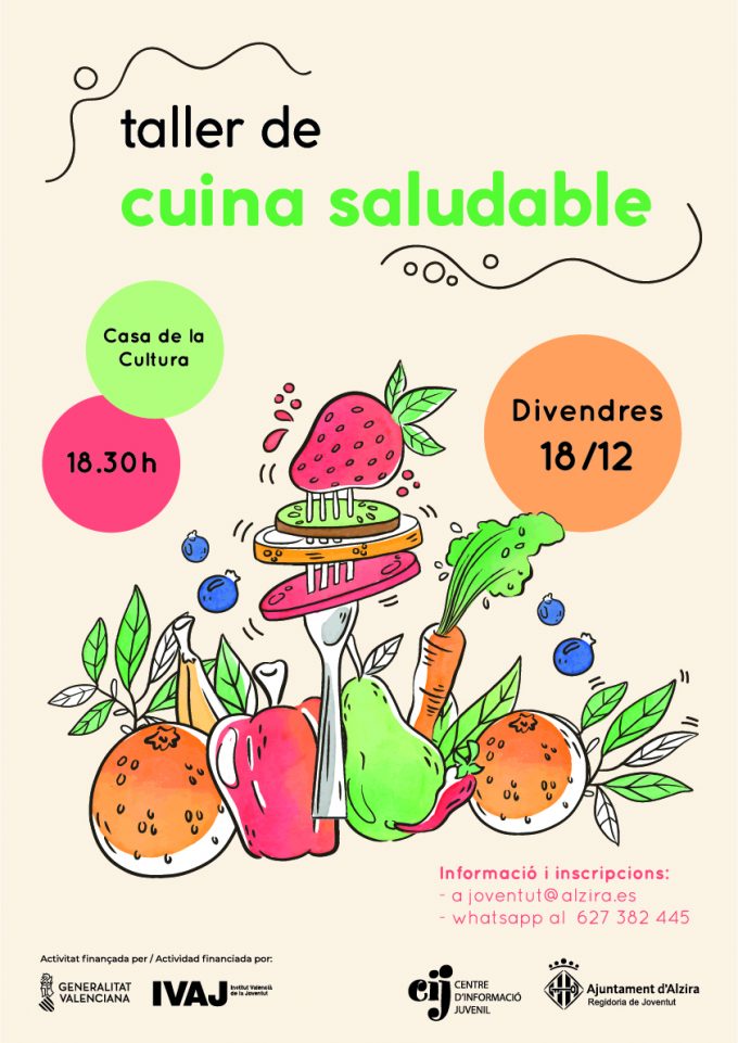 taller cuina saludable alzira
