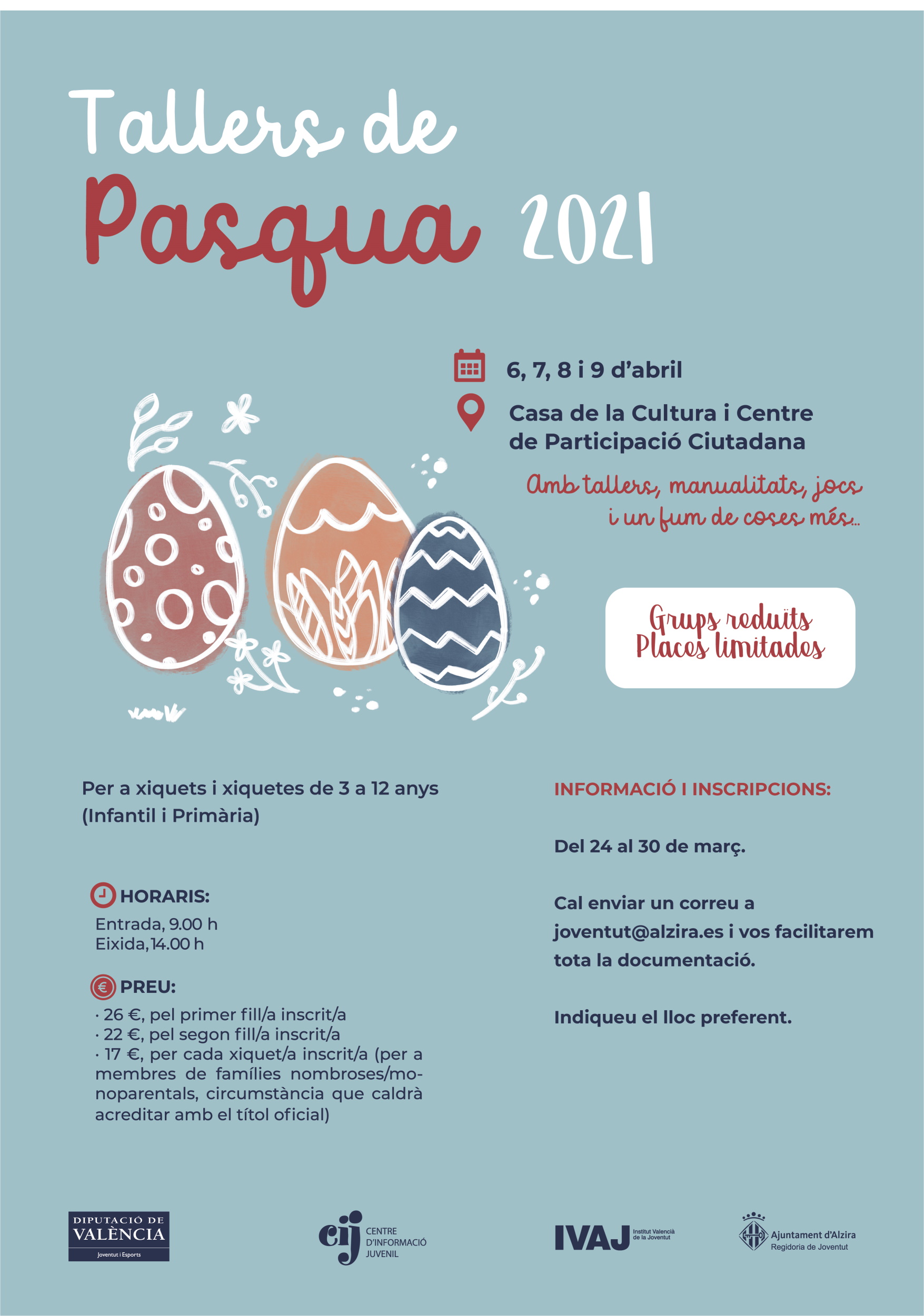 tallers pasqua 2021
