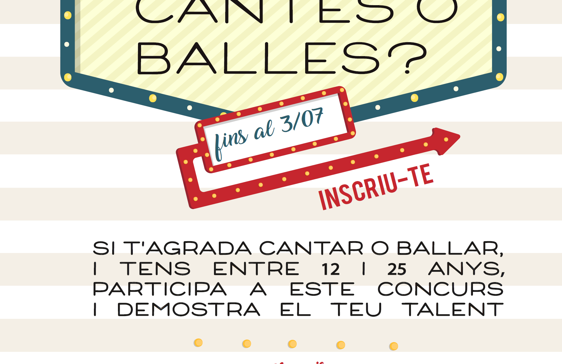 cartell cantes o balles