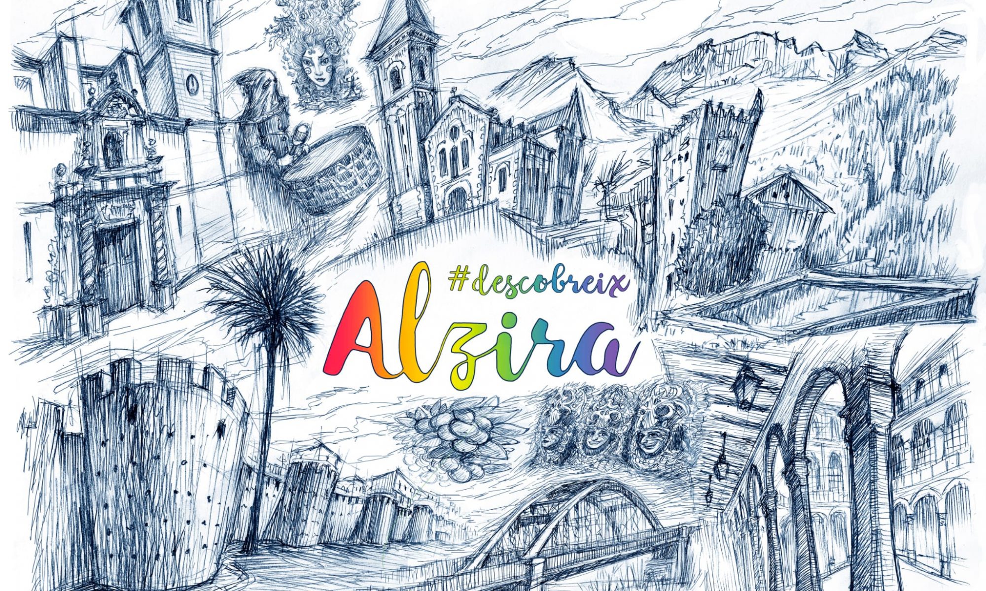 Turisme presenta un cartell de Toni Espinar com a la nova imatge per a promocionar la ciutat d’Alzira