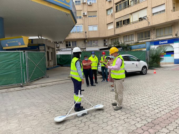 Empiezan los estudios del suelo de la gasolinera de la avenida Luis Suñer