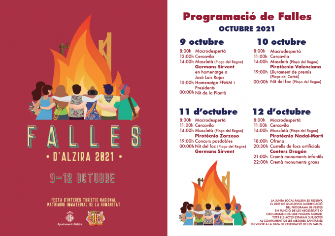 Alzira vive el 9 d’Octubre a ritmo de rap valenciano y refuerza los espectáculos pirotécnicos en las Fallas