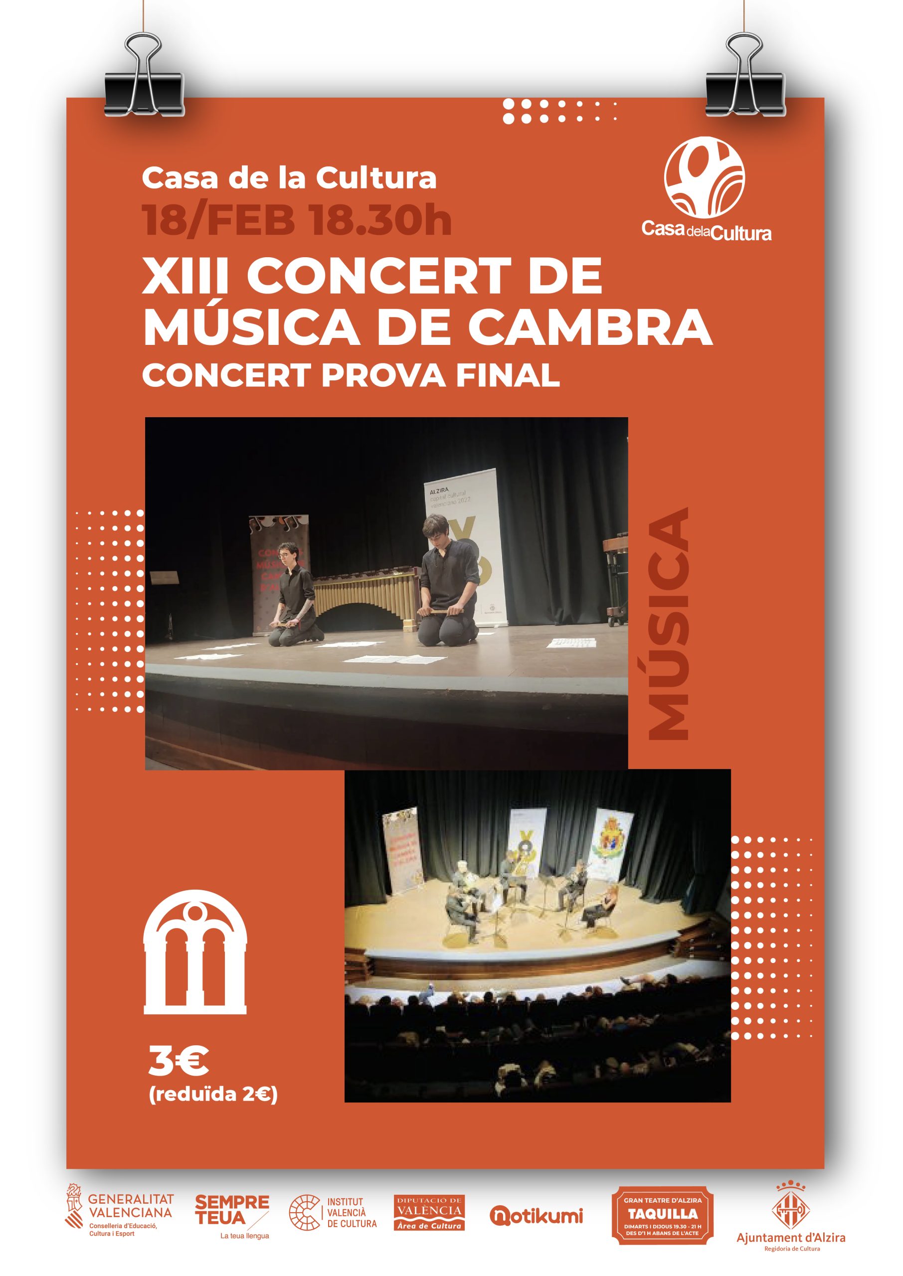 XIII CONCURS DE MÚSICA DE CAMBRA