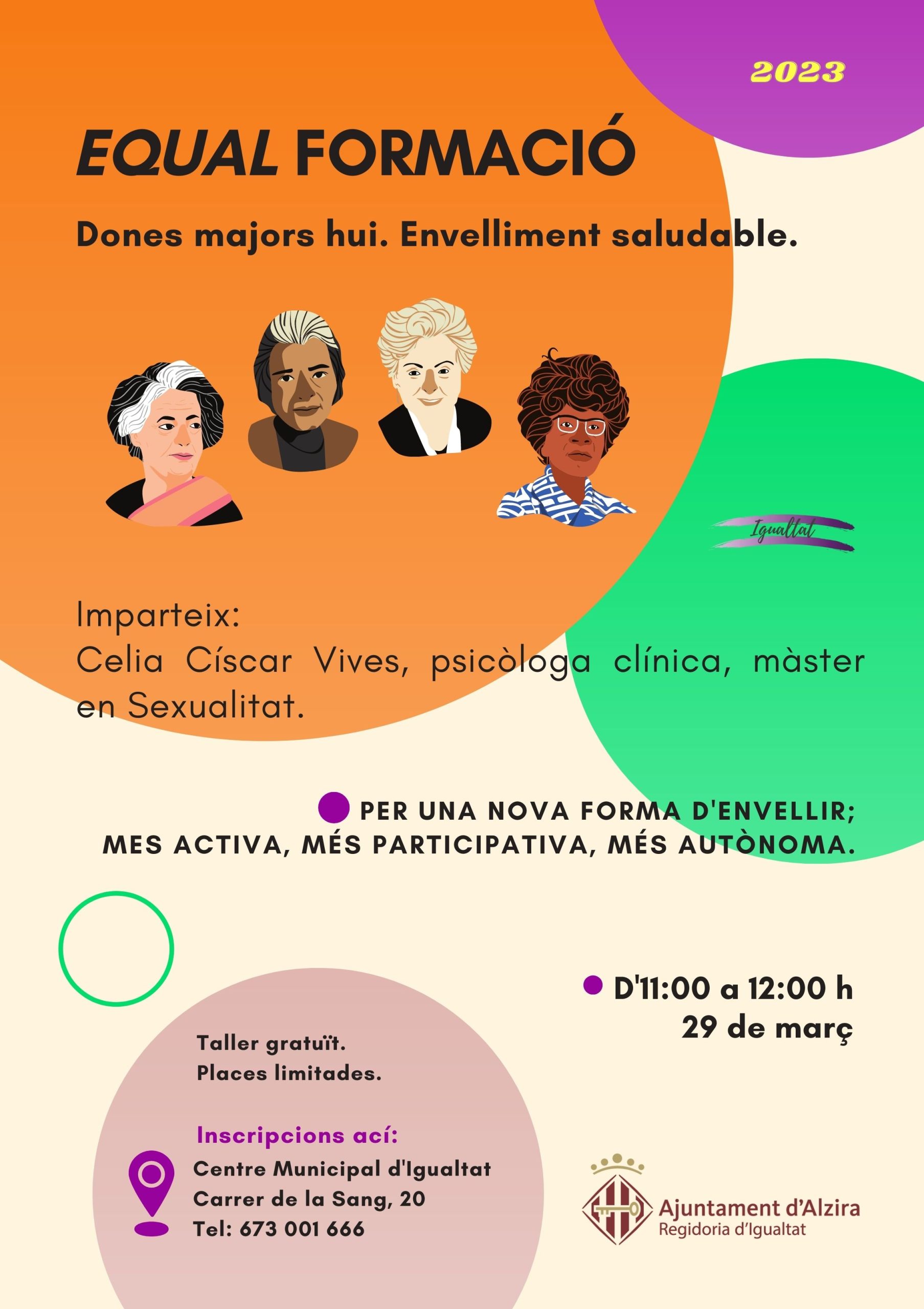 taller Dones majors, envelliment saludable