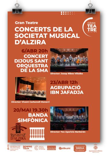CONCERTS DE LA SOCIETAT MUSICAL D’ALZIRA