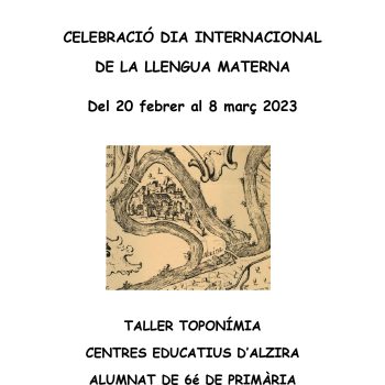 TALLER TOPONÍMIA