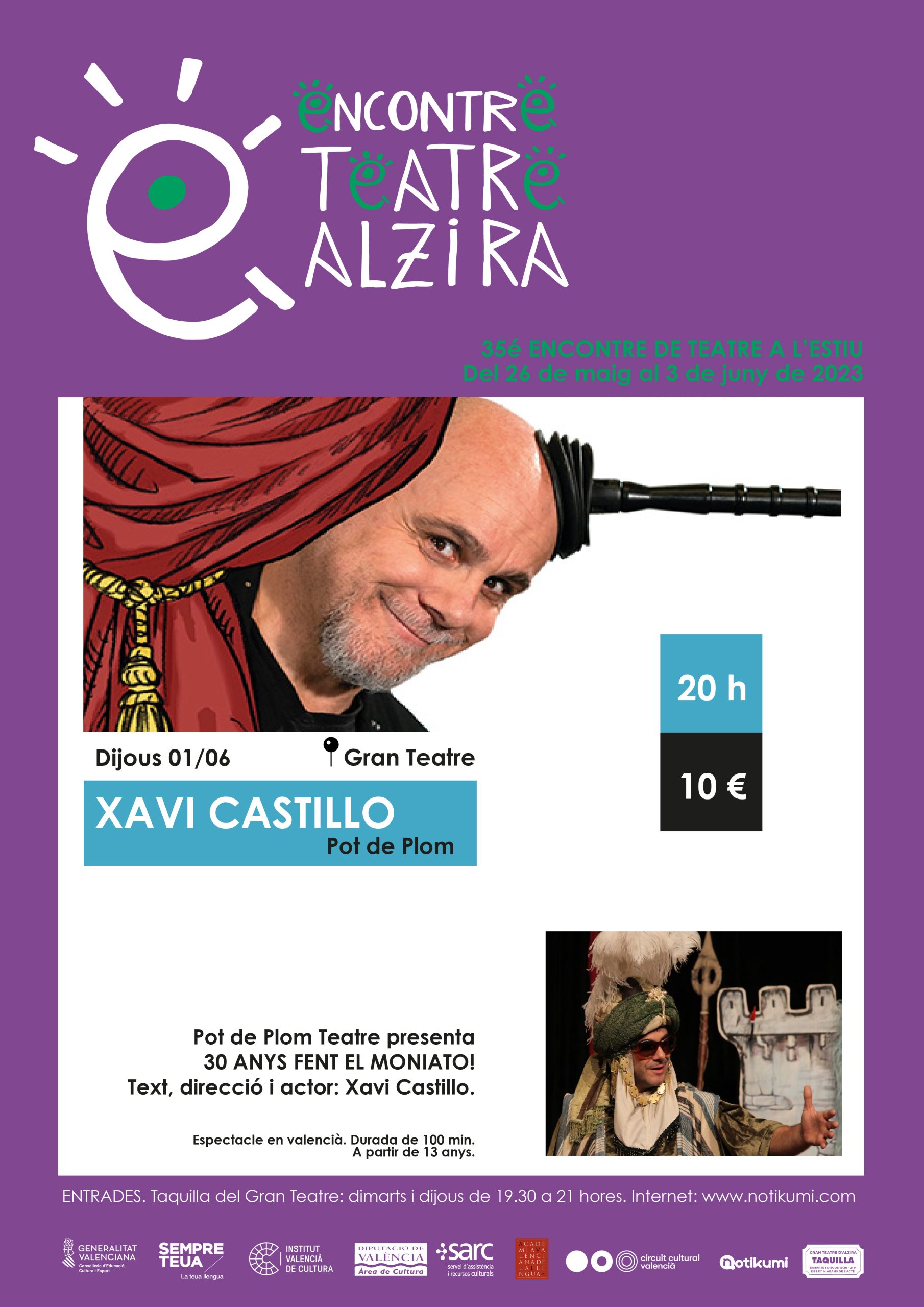 Pot de Plom Teatre presenta 30 ANYS FENT EL MONIATO