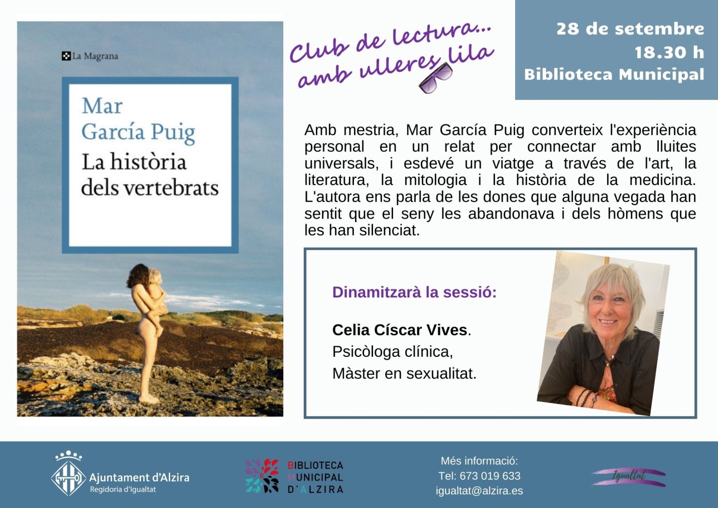 Club de lectura ... amb ulleres lila