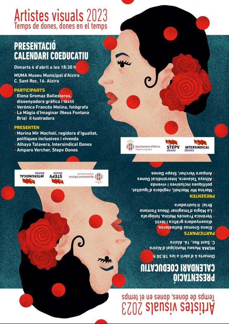 Presentació del calendari coeducatiu 2023 Temps de dones, dones en el temps
