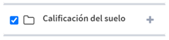 Capa calificación del suelo