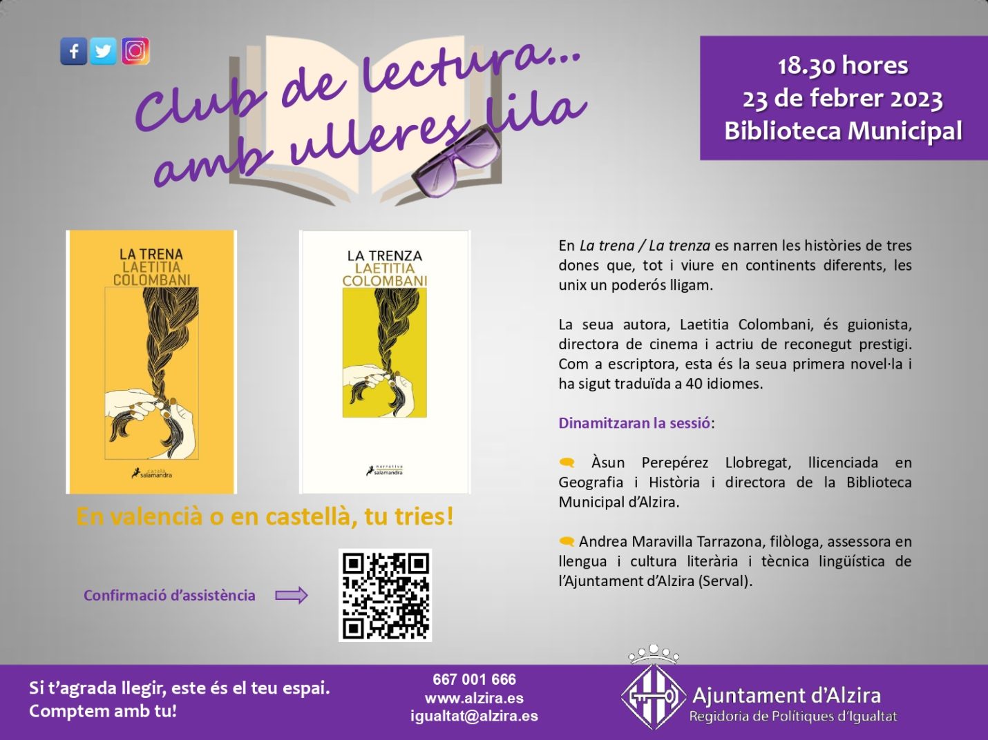 #clubdelecturaambullereslila