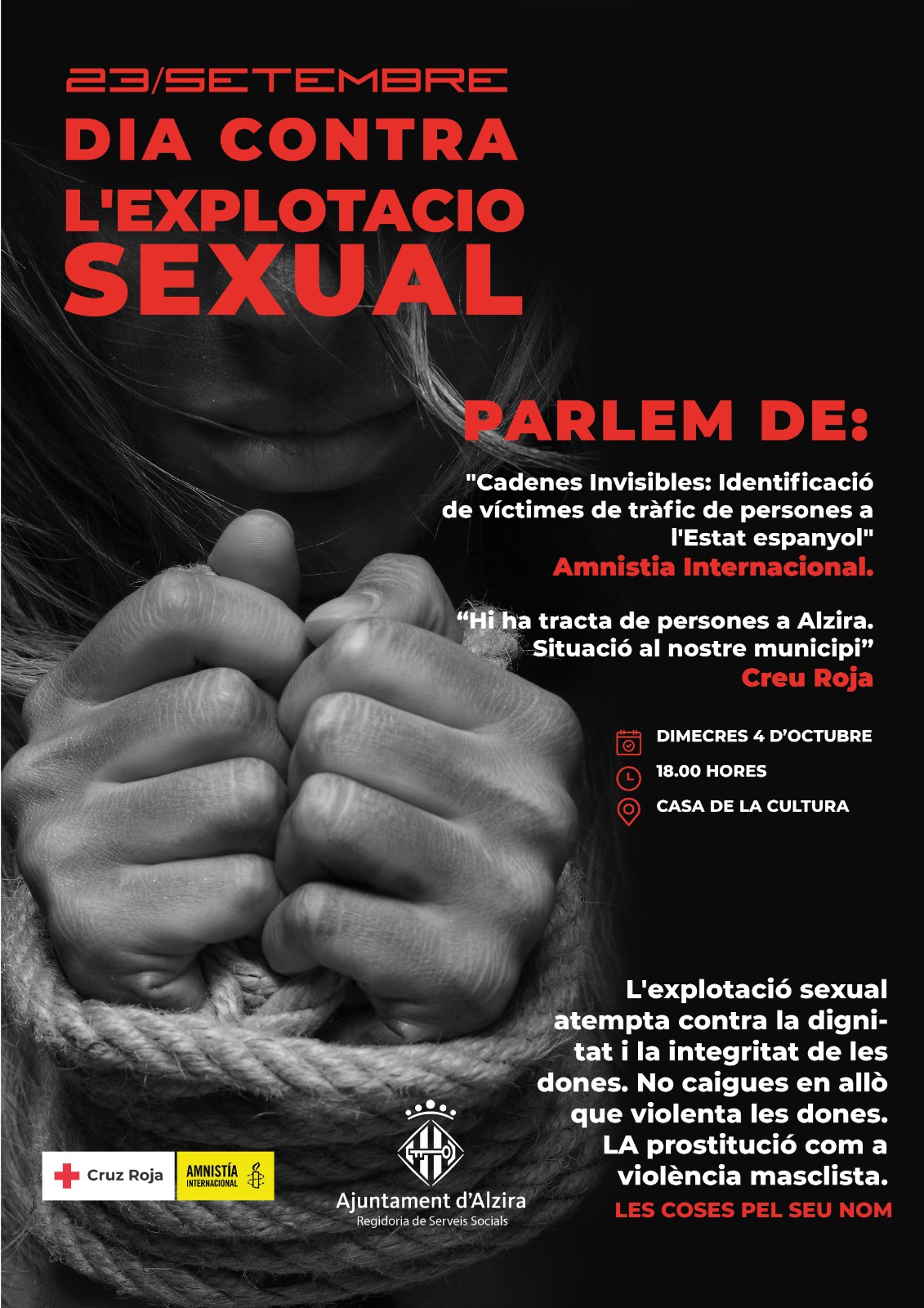 xarrada per a tractar la prostitució com a violència masclista