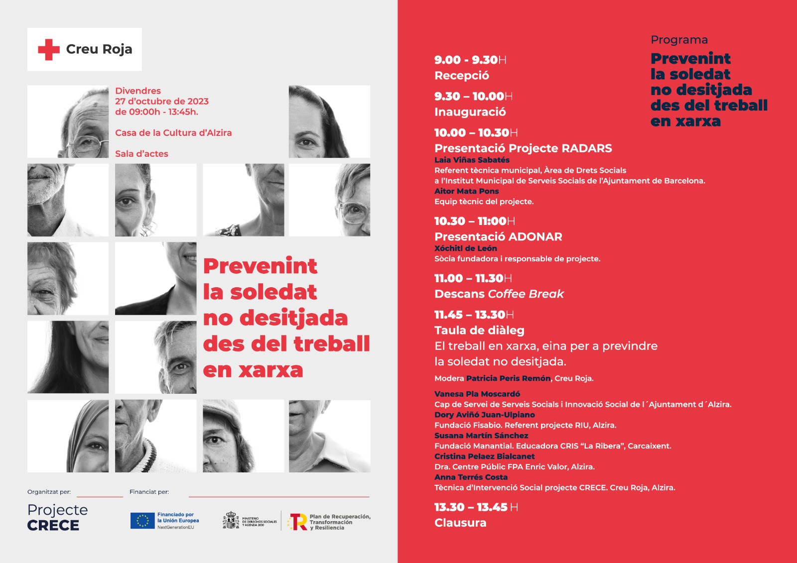 Jornada "Prevenint la soledat no desitjada des del treball en xarxa”