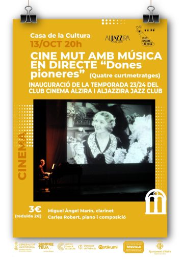 CINE MUT AMB MÚSICA EN DIRECTE A LA CASA DE LA CULTURA