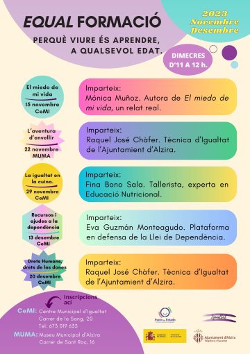 EQUAL FORMACIÓ NOVEMBRE DESEMBRE 2023