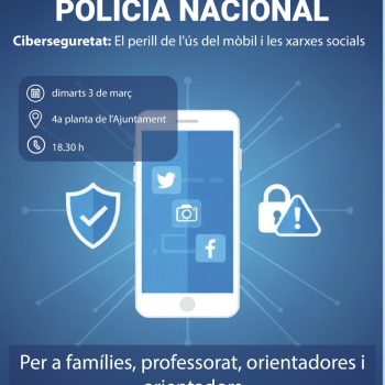 Xarrada ciberseguretat: El perill de l'ús del mòbil i les xarxes socials