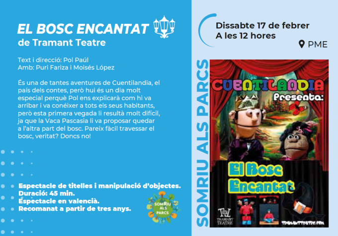 SOMRIU ALS PARCS "EL BOSC ENCANTAT"