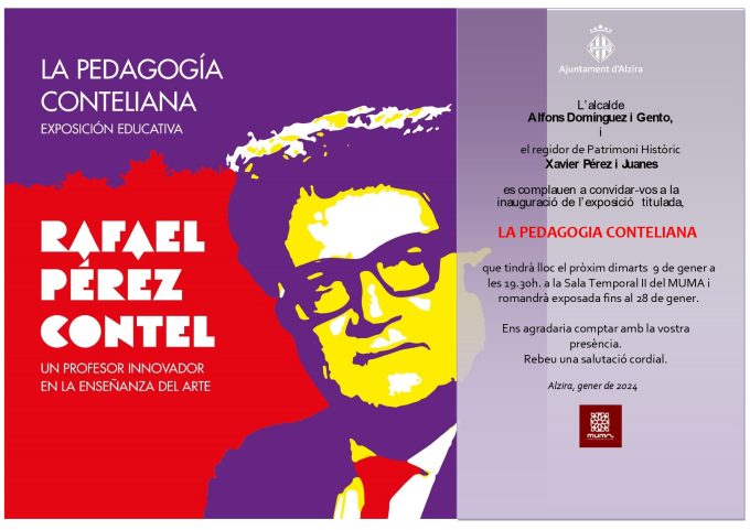 Inauguració de l'exposició "LA PEDAGOGÍA CONTELIANA"