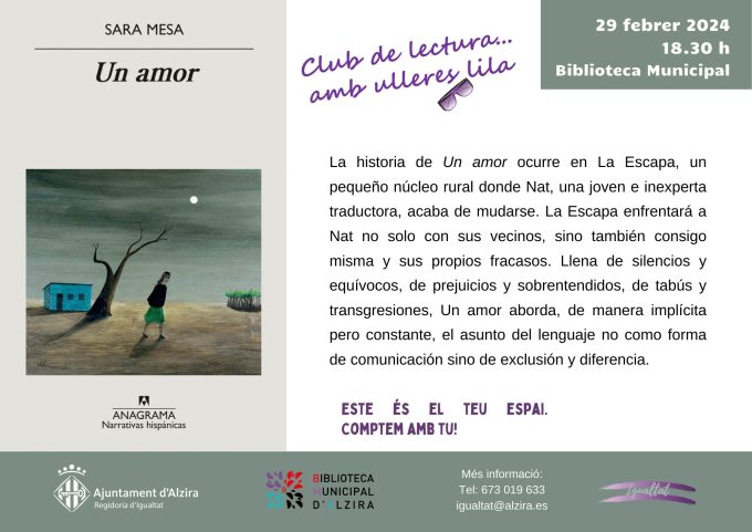 Llibre: Un amor, de Sara Mesa
