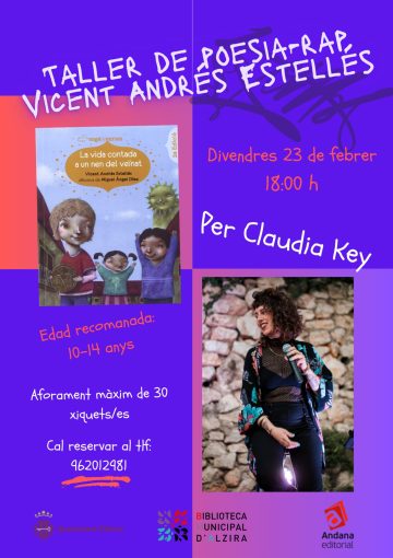 Taller de poesia rap. Estellés a ritme de Rap.