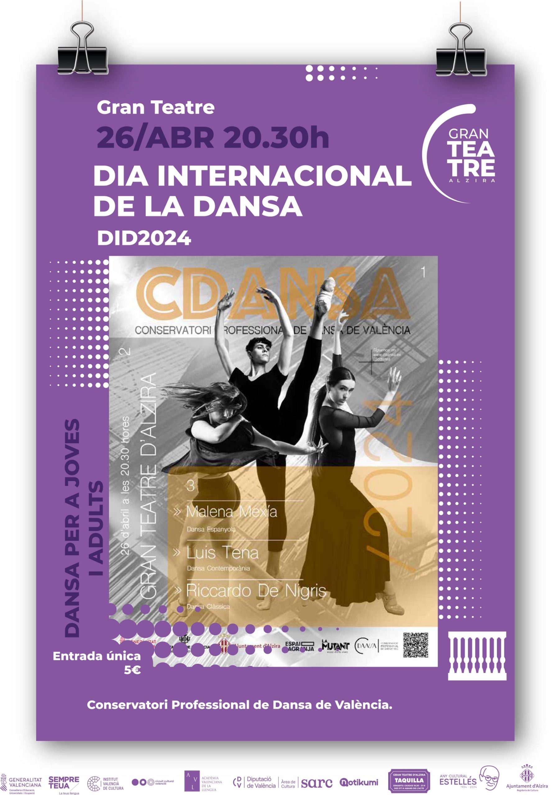 El Conservatori Professional de Dansa de València presenta DID2024