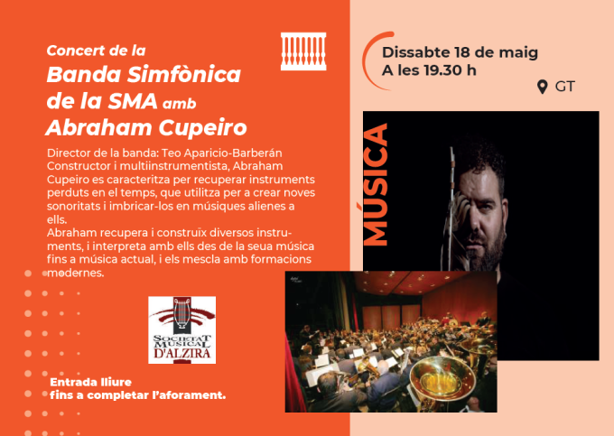 Concert de la Banda Simfònica de la SMA amb Abraham Cupeiro