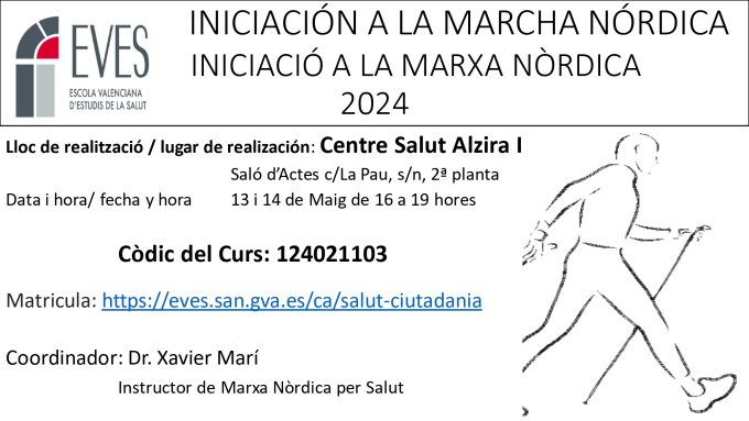 Activitat d'iniciació a la marxa nòrdica