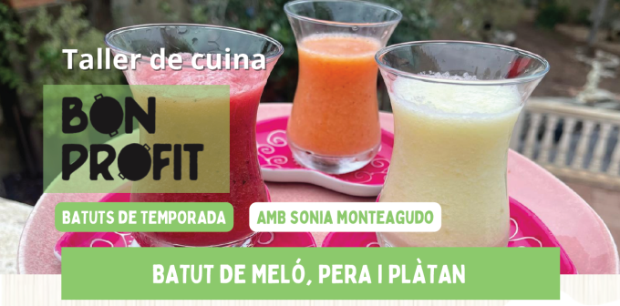 Batut de meló, pera i plàtan