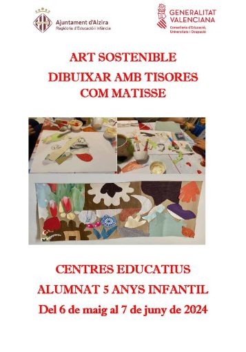 ART SOSTENIBLE DIBUIXAR AMB TISORES COM MATISSE