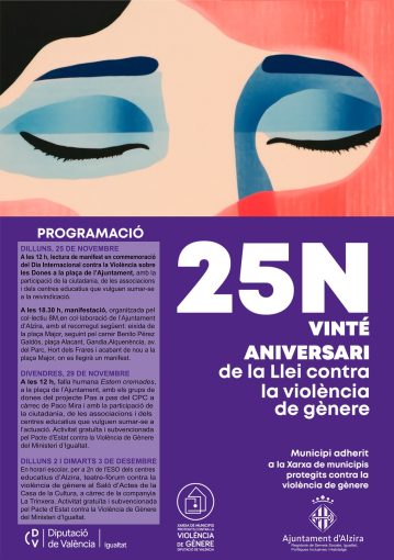 25N vinté aniversari de la Llei contra la violència de gènere
