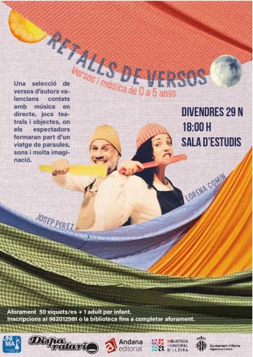 Espectacle per a públic infantil “Retalls de música: versos y música de 0 a 5 anys”
